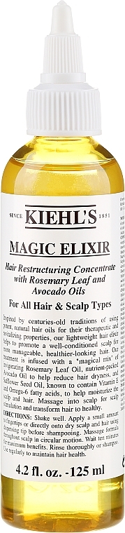 Hair Elixir - Kiehl's Magic Elixir Hair Restructuring Concentrate — photo N1