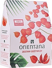 Fragrances, Perfumes, Cosmetics Set - Orientana Ashwagandha (f/cr/40ml + f/peeling/50ml + eye/mask/1pad)