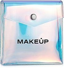 Clear Makeup Bag - MAKEUP Holographic Clear MAKEUP Bag  — photo N1
