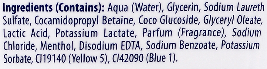 Liquid Intimate Wash "Natural Freshness" - Felce Azzurra Menthol Intimate Wash — photo N2