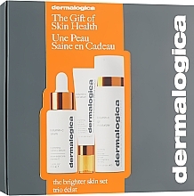 Fragrances, Perfumes, Cosmetics Set - Dermalogica The Brighter Skin Set Trio Eclat (ser/30ml + eye/ser/15ml + gel/50ml)