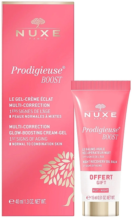 Set - Nuxe Creme Prodigieuse Boost Set (f/cr/40ml + f/balm/15ml) — photo N1