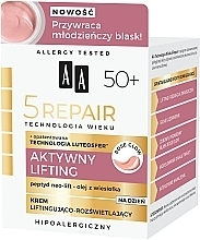 Brightening Facial Day Cream - AA Age Technology 5 Active Lifting Day Cream 50+ — photo N4