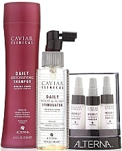 Fragrances, Perfumes, Cosmetics Set - Alterna Caviar Clinical (fluid/100ml + treatment/6x6ml + shmp/250ml)