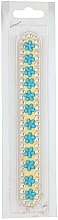 Nail File with Crystals, yellow - Beauty Line — photo N1