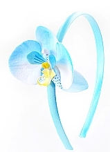 Blue Orchid Hair Hoop - Katya Snezhkova — photo N1