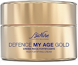 Firming Face Cream - BioNike Defense My Age Gold Rich Fortifying Face Cream — photo N1