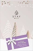 Fragrances, Perfumes, Cosmetics Set with 5 Products - Stay Well Vegan Face Masks