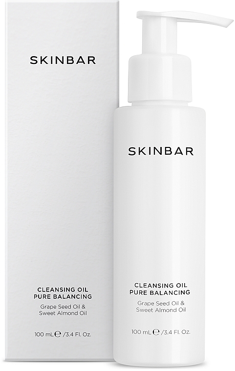 Face Cleansing Grape Seed & Sweet Almond Oil - SKINBAR Grape Seed Oil & Sweet Almond Oil Cleansing Oil — photo N1