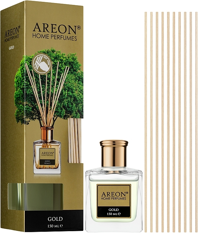 Gold Fragrance Diffuser, HPL01 - Areon — photo N2