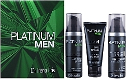 Fragrances, Perfumes, Cosmetics Set - Dr Irena Eris Platinum Men (cr/50ml + balm/50ml + wash/125ml)