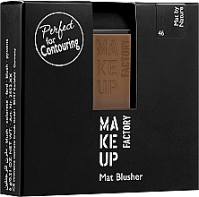 Fragrances, Perfumes, Cosmetics Matte Blush - Make Up Factory Mat Blusher