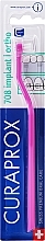 Mono Toothbrush Single CS 708, pink-white - Curaprox — photo N1