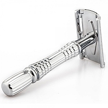 Shaving Razor, silver + case - Deni Carte — photo N4