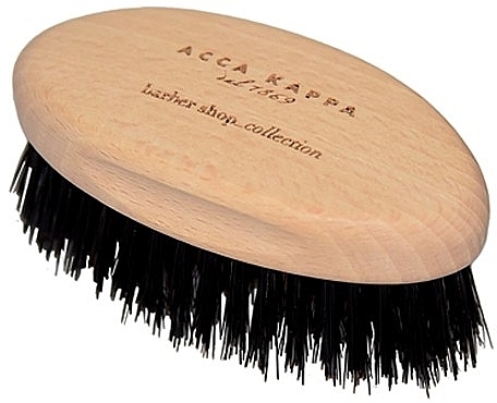 Beech Beard Brush with Black Bristles - Acca Kappa Beard Brush — photo N1