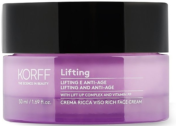 Face Lifting Cream for Dry Skin - Korff Lifting Rich Face Cream — photo N1