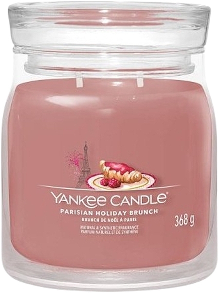 Parisian Holiday Brunch Scented Candle in Jar, 2 wicks - Yankee Candle Singnature — photo N1