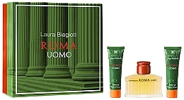 Fragrances, Perfumes, Cosmetics Laura Biagiotti Roma Uomo - Set (edt/75ml + sh/gel/2x50ml)