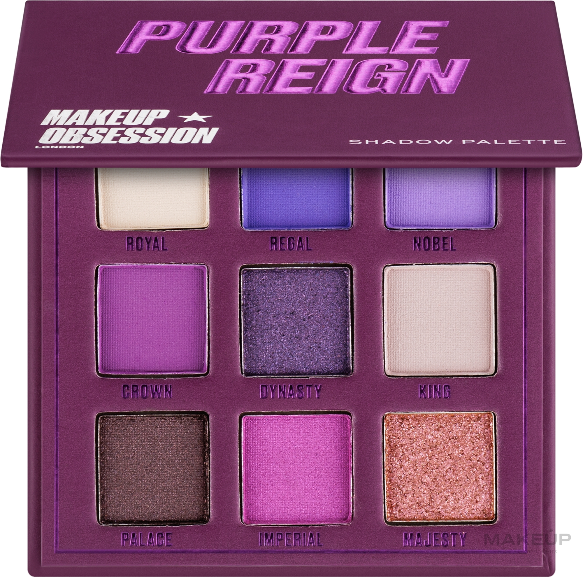 Eyeshadow Palette - Makeup Obsession Purple Reign Eyeshadow Palette — photo 3.4 g