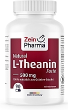 L-Theanin Dietary Supplement 500 MG - ZeinPharma L-Theanin Natural Forte 500mg Capsules — photo N1