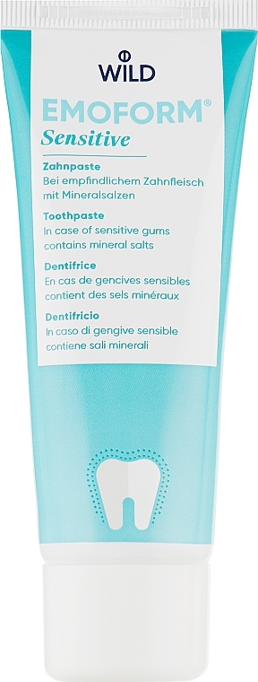 Toothpaste for Sensitive Skin - Dr. Wild Emoform Sensitive — photo N1