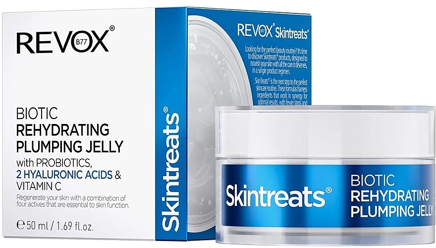 Repairing Face Jelly - Revox Skintreats Biotic Rehydrating Plumping Jelly — photo N1