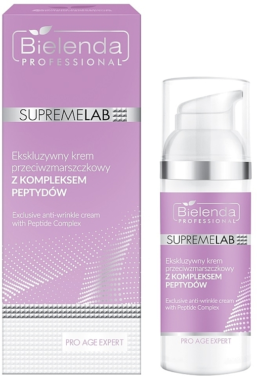 Exclusive Anti-Wrinkle Cream with Peptide Complex - Bielenda Professional SupremeLab Pro Age Expert  — photo N1