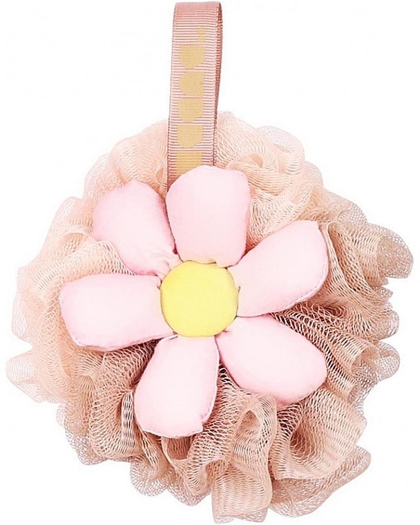 Flower Shower Sponge, GB14R, pink, XL - Ecarla — photo N1