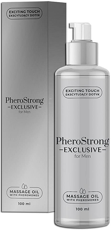 GIFT! Massage Oil - PheroStrong Exclusive for Men — photo N1