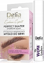 Set - Delia Eyebrow Expert (eyelash/cond/3ml + eyebrow/soap/10ml) — photo N1