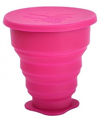 Container for Menstrual Cup Disinfection, 225ml, pink - MeLuna — photo N1