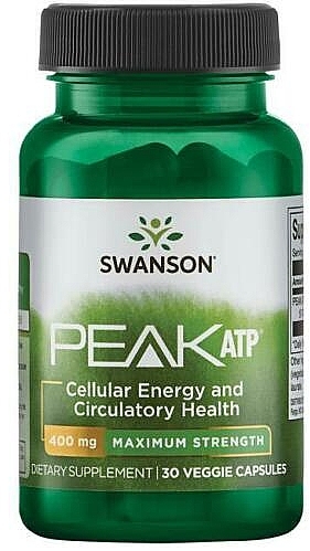 Dietary Supplement 'Peak ATP', 30pcs - Swanson Peak ATP Maximum Strength — photo N2