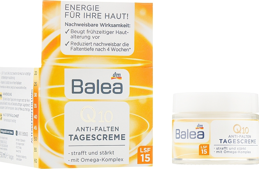 Anti-Wrinkle Day Face Cream - Balea Anti-Falten Q10 — photo N1