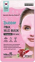 Fragrances, Perfumes, Cosmetics Clay and Pomegranate Extract Rejuvenating Bubble Face Mask - MBeauty Cosmetics Bubble Pink Mud Mask