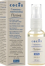 Fragrances, Perfumes, Cosmetics Peeling glukono-laktonowy 50% - Cocos