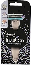 Fragrances, Perfumes, Cosmetics Shaving Machine + 1 Replaceable Blade - Wilkinson Sword Intuition Sensitive Touch