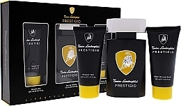 Tonino Lamborghini Prestigio - Set (edt/125ml + sh/gel/100ml + ash/balm/100ml) — photo N1