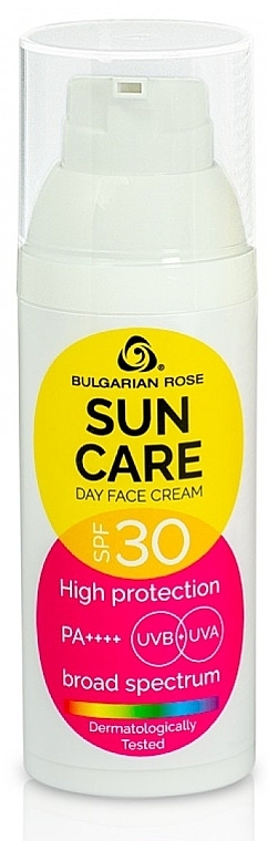 Day Face Cream SPF 30 - Bulgarian Rose Sun Care Day Face Cream SPF 30 — photo N1