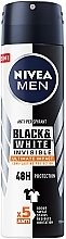 Men Deodorant-Spray 5in1 - Nivea Men Black & White Invisible Ultimate Impact 5in1 Antiperspirant Spray — photo N1