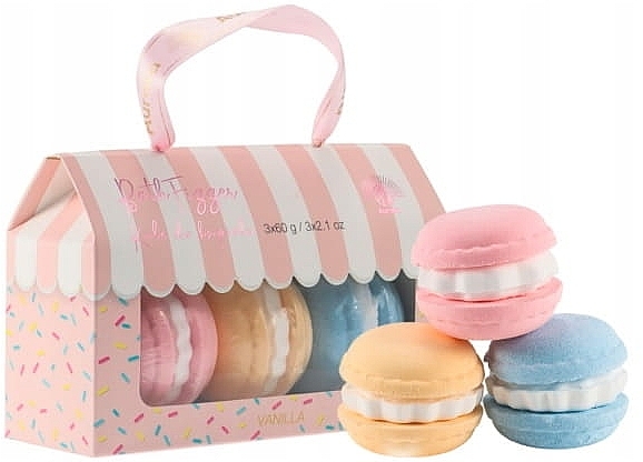 Set - Aurora Macaroons Set (bath/bomb/3x60g) — photo N1