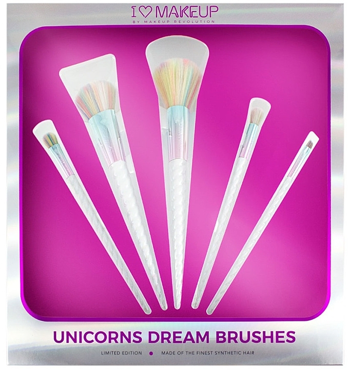 Makeup Brush Set - I Heart Revolution Unicorns Dream Brush — photo N15