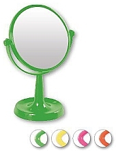 Fragrances, Perfumes, Cosmetics Mirror on Stand 85734, round, 15,5 cm, light green - Top Choice Colours Mirror