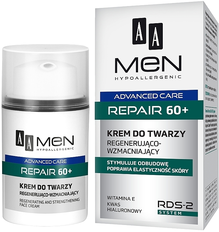 Face Cream - AA Men Advanced Repair 60+ Face Cream — photo N1