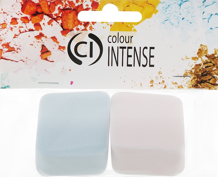 Makeup Sponges, pink + blue - Colour Intense — photo N1