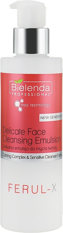 Gentle Face Cleansing Emulsion - Bielenda Professional Ferul-X Delicate Face Cleansing Emulsion — photo N1