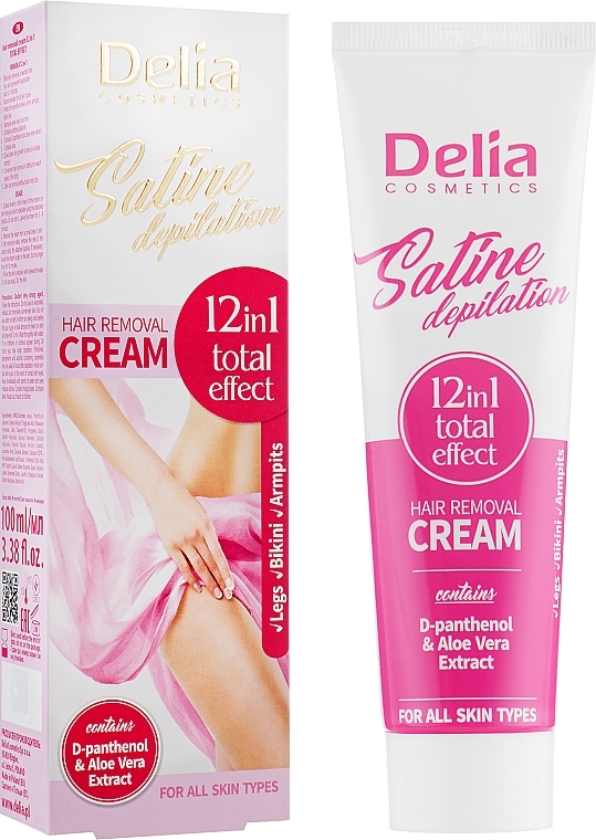 Depilatory Cream 'Total effect' 12 in 1 - Delia Satine Depilation — photo N1