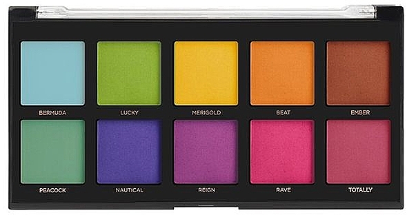 Eyeshadow Palette - Profusion Cosmetics Spectrum 10 Shades Eyeshadow Palette — photo N7