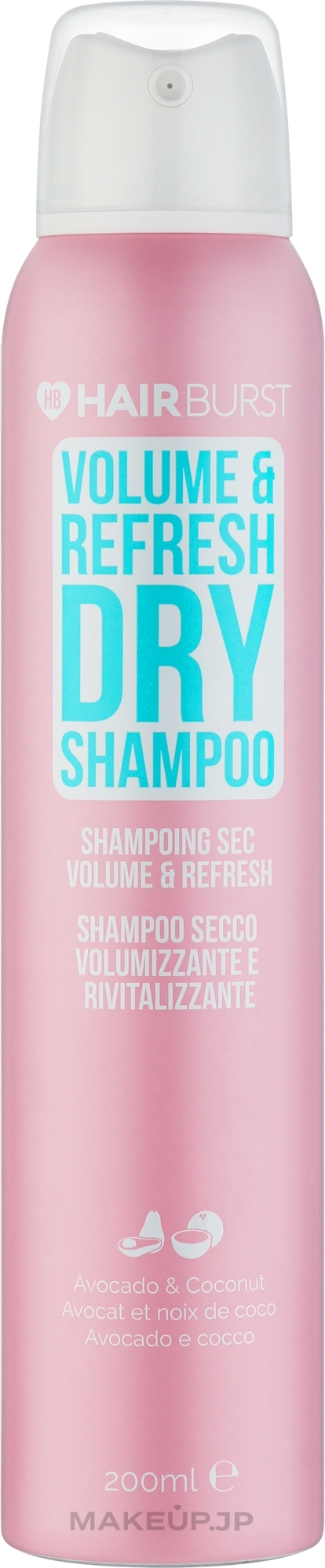 Dry Shampoo - Hairburst Volume & Refresh Dry Shampoo — photo 200 ml