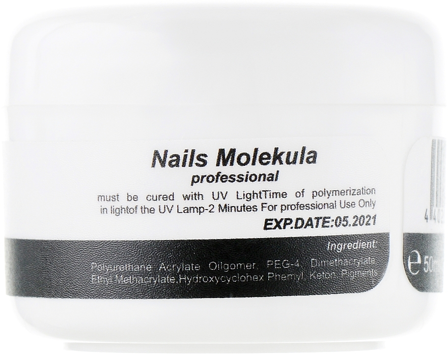 Single-Phase Fiber Gel - Nails Molekula Fiber Gel — photo N6