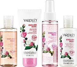 Set - Yardley English Rose Collection (sh/gel/100ml + b/lot/100ml + spray/100ml + h/cr/50ml) — photo N7